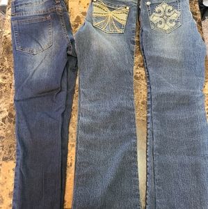 Girl size 7 jeans